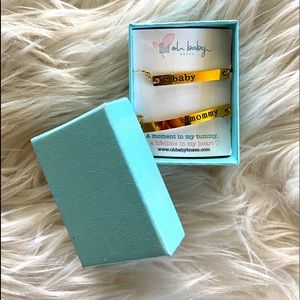 Mommy and Baby bracelet duo